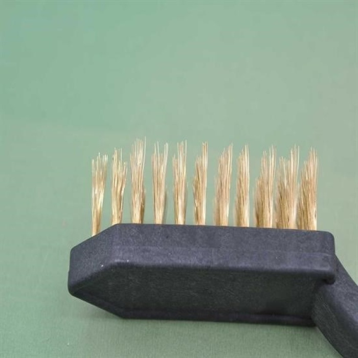 Biomak® Metal Tel Fırça Plastik Saplı Pas Kir Sökme Temizleme Fırçası