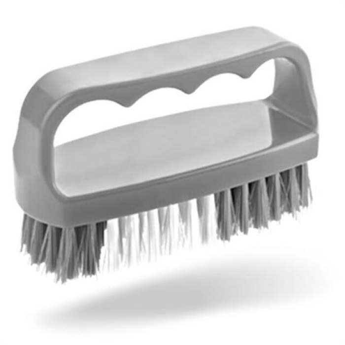 Biomak® Tutamaçlı Plastik Pratik Tırnak ve Kıyafet Yaka Temizlik Fırçası- TP-113