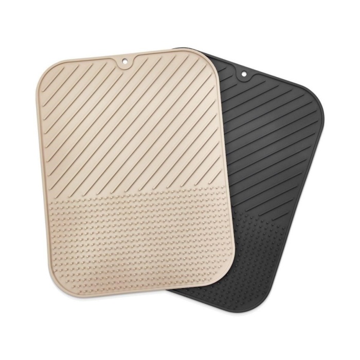 Biyomak® Silikon Kaydırmaz Mutfak İçin Bulaşık Matı, Çok Amaçlı Kurutmalık 36x28cm