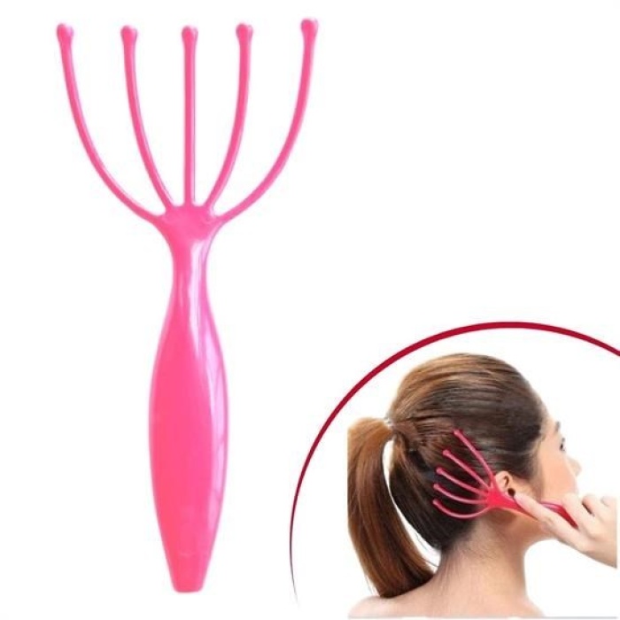 Biomak® Çok Fonksiyonlu 5 Uçlu Bilyeli Baş Boyun Bacak Kol Masaj Alet Rahatlatıcı Kafa Masaj Aparatı