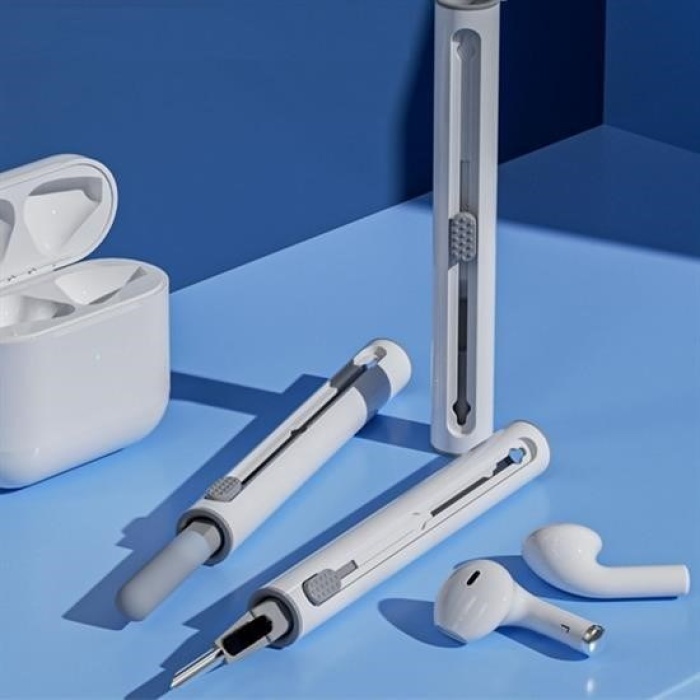 Biomak®  Çok Amaçlı Yumuşak Fırçalı Kablosuz Kulaklıklar İçin Kulaklık Temizleme Kiti