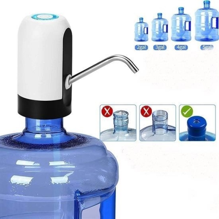Biomak® Usb ile Şarj Edilebilir Elektrikli  Otomatik Damacana Su Pompası