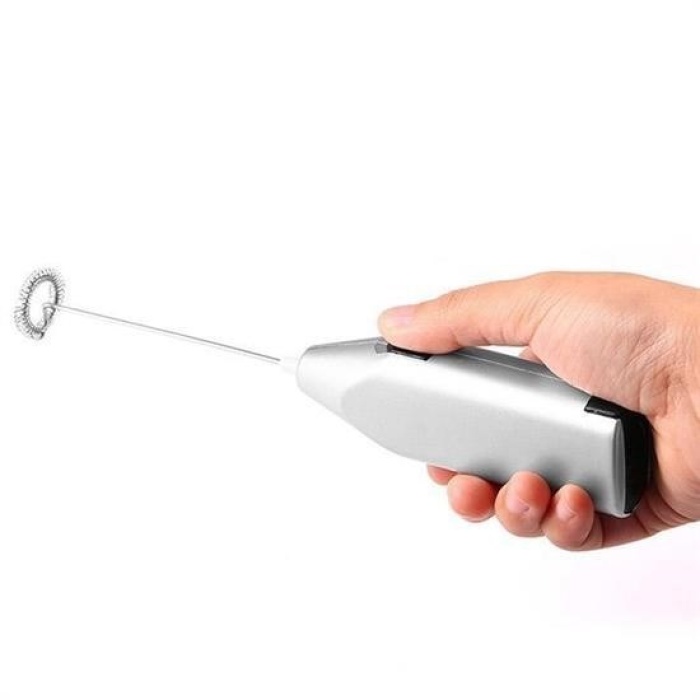 Biomak® El Çırpıcısı Pilli Mini Portatif Mutfak Mikseri Köpürtme Aleti