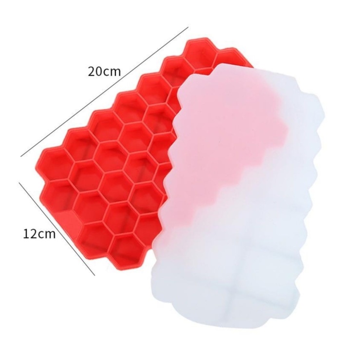 Biomak® 37 Bölmeli Slikon Petek Şeklinde Buz Kalıbı