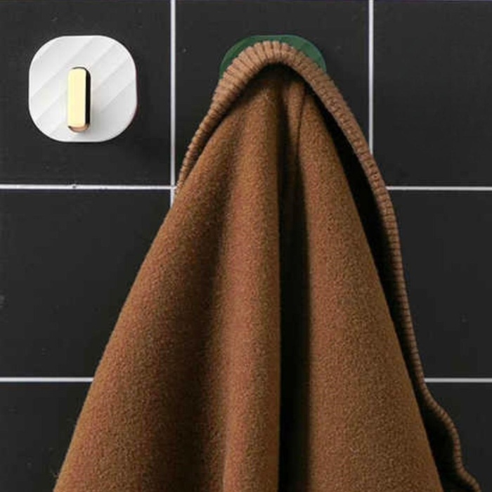 Biyomak® 2li Yapışkanlı Retro Askılık Dolap Kapak Kulpu Beyaz