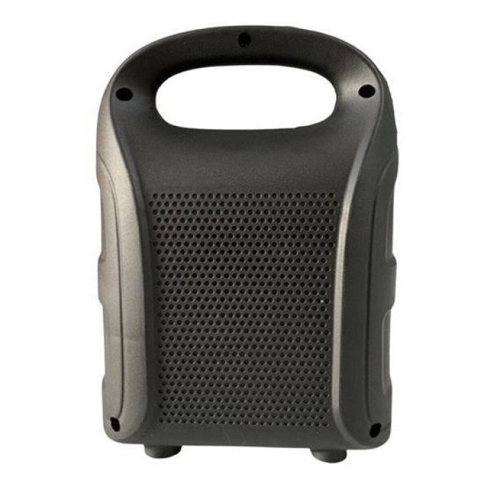 Biyomak® Tutmalı Mini Hoparlör Işıklı Taşınabilir Bluetooth Wireless Radyolu Sd Kart ve USB Girişli Hoparlör