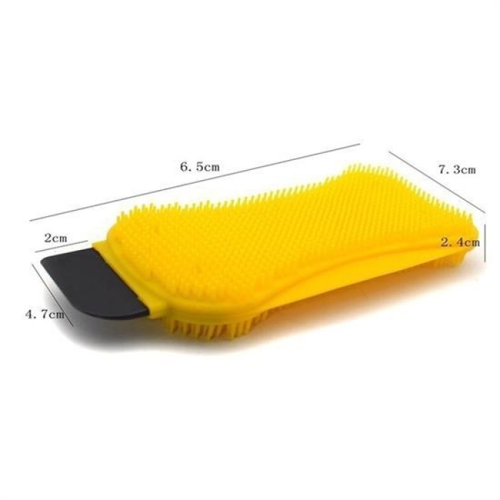 Biyomak® Çok Fonksiyonlu Deterjan Hazneli Pratik Bulaşık Yıkama Fırçası