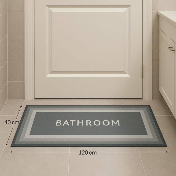 Biomak® Sihirli Süper Su Emici Kaymaz Tabanlı Uzun Paspas 40*120 cm