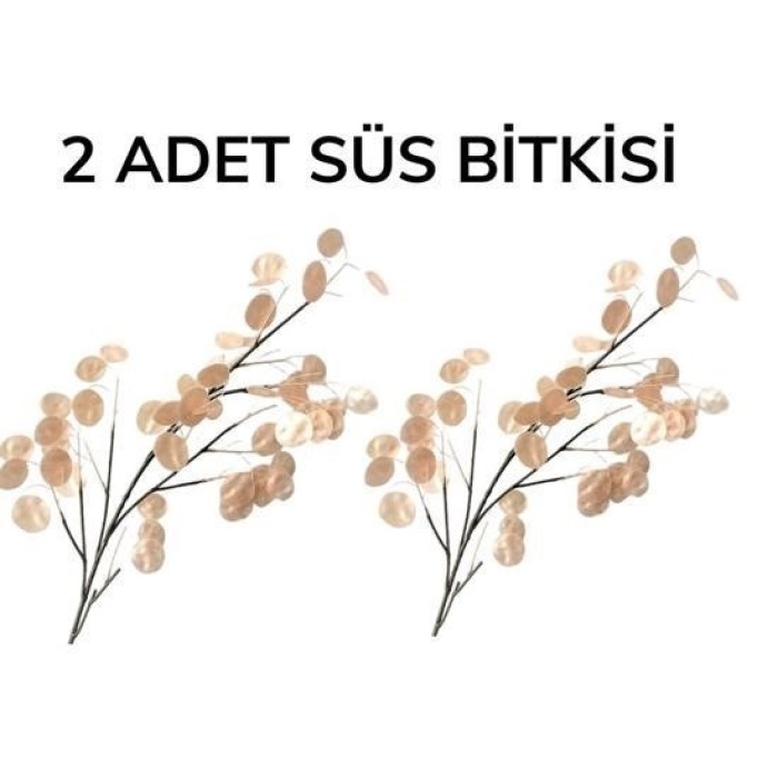 Biomak® 100 cm Dekoratif Dallı Sedef Ağacı Çiçeği Yapay Sahte Süs Bitkisi