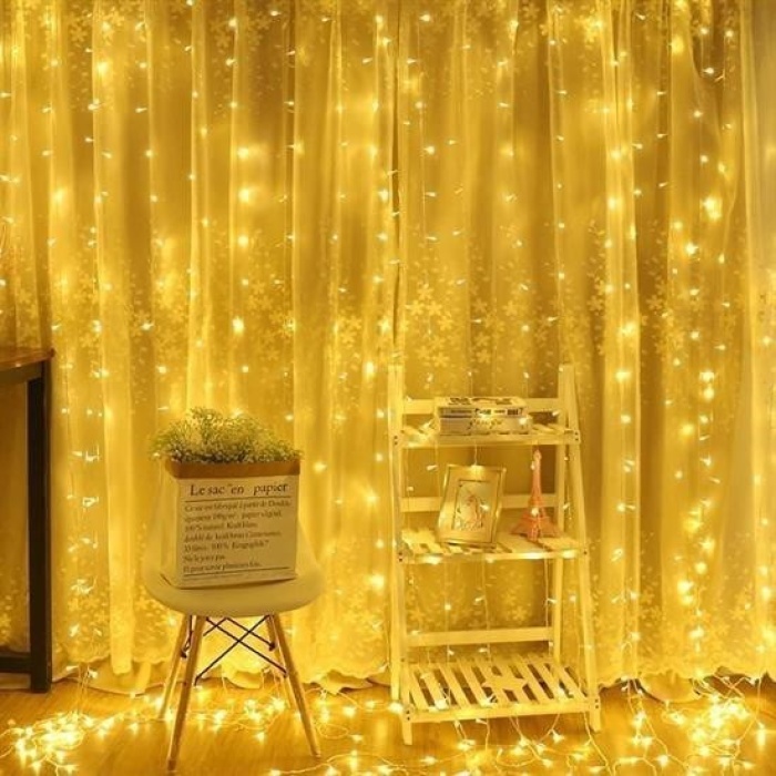 Biomak® 2x2 Metre 320 Led 8 Fonskiyonlu Dekoratif Led Günışığı Perde