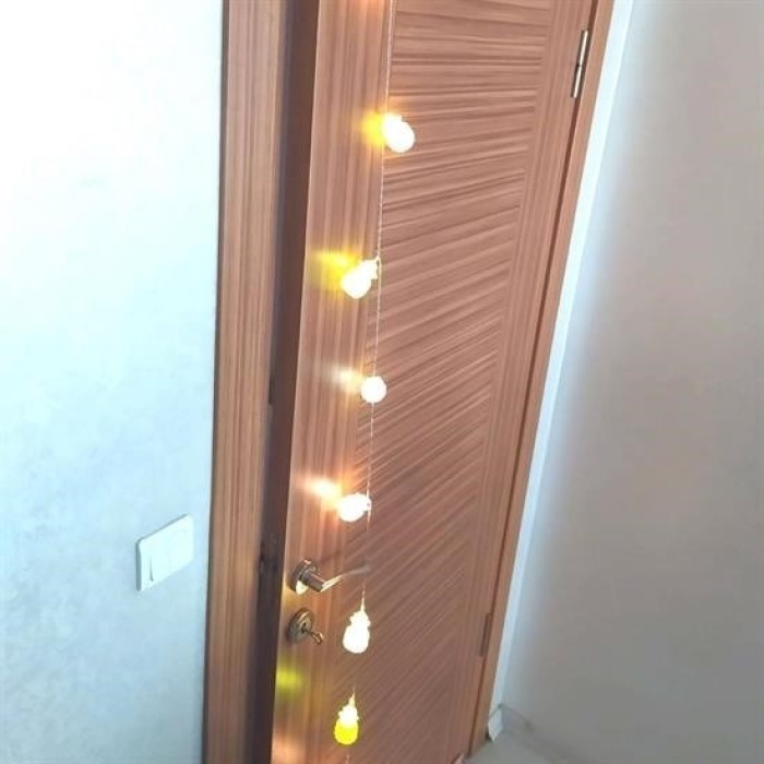 Biomak® Karışık Renk Dekoratif Ananas Dolama 10’lu Şerit Led Işık Zinciri