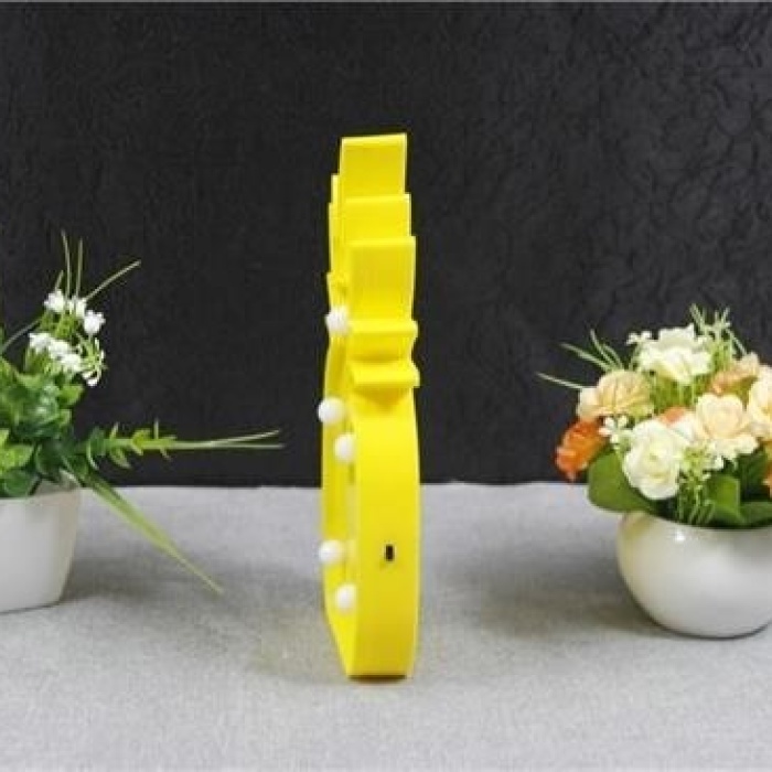 Biomak® Ananas Şeklinde Ledli Dekoratif Eğlenceli Çocuk Gece Lambası