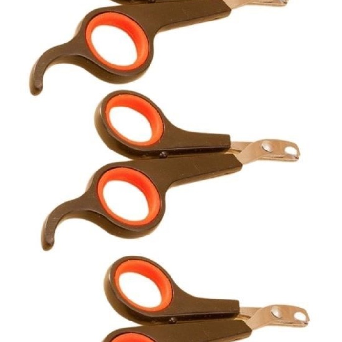 Biomak® Küçük Çelik Uçlu Kedi Köpek Evcil Hayvan Tırnak Makası Pati Bakım Aleti Ergonomik Kaymaz Sap