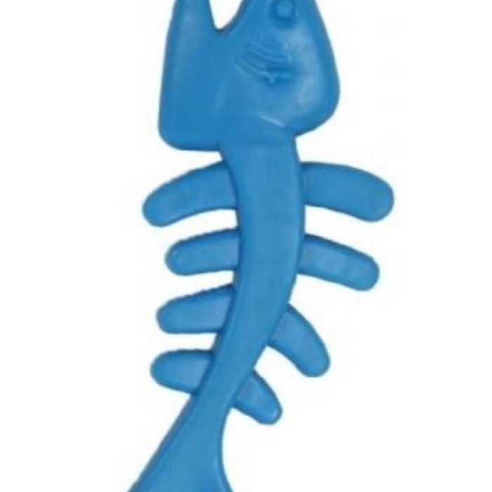 Biomak® Balık Kemiği İskelet Şekilli Renkli Plastik Kedi Oyuncağı