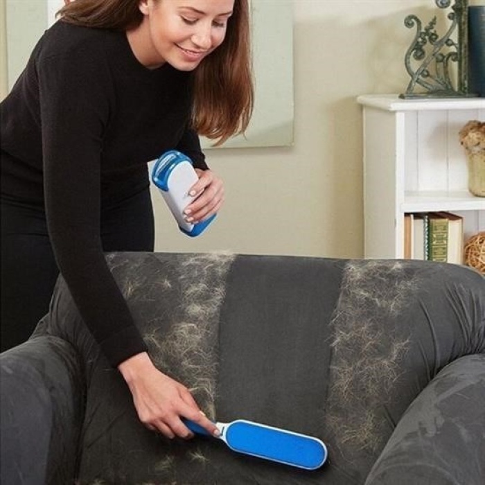 Biomak® 2Li Set Kıl Tüy Toplayıcı Kendinden Temizlemeli Tarak