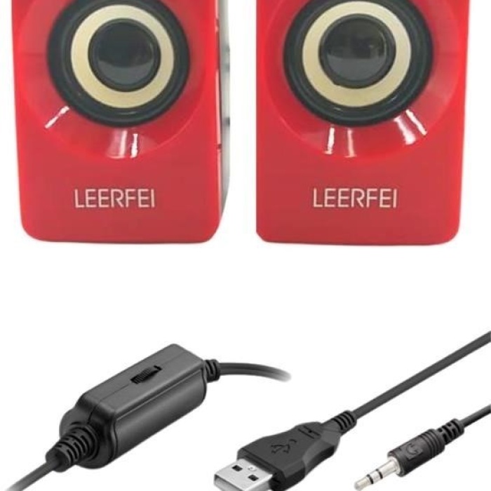 N62 1+1 Multimedia USB ve Jacklı Mini Hoparlör Yüksek Stereo Ses Sistemi