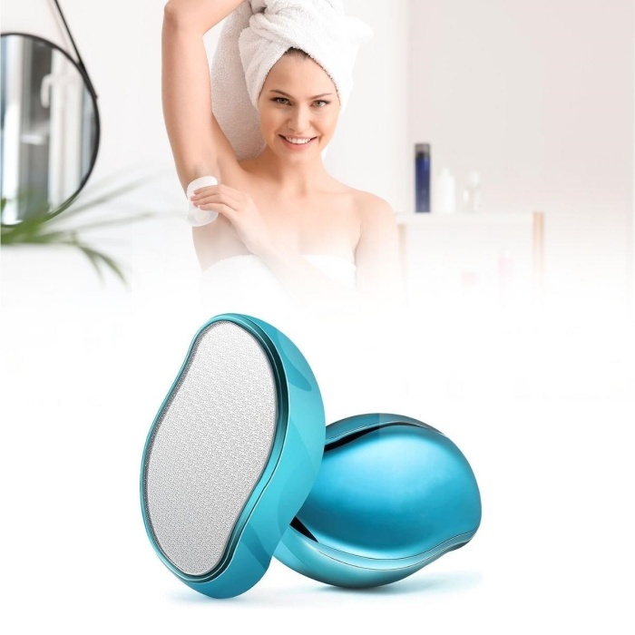 Biomak®  Acısız,Ağrısız Manuel Tüy Dökücü Kristal Epilatör Tüy Silgisi Epilasyon