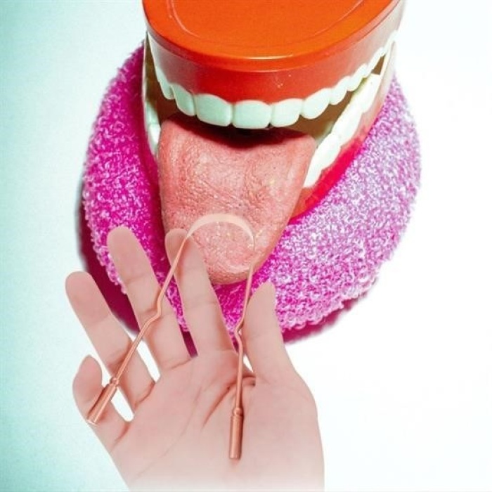 Biomak® Bakır Oil Pulling Yağ Çekme Dil Plak Temizleme Aleti Dil Fırçası Sıyırıcı Dil Kaşığı