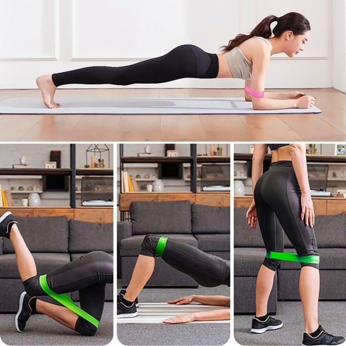 Biomak®  5li Egzersiz Direnç Bant Seti Pilates Crossfit Ekipmanları