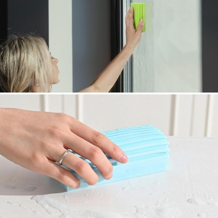 Biomak® Nemli Silgi Süngeri Banyo,Mutfak ve Araba İçin Temizlik Süngeri