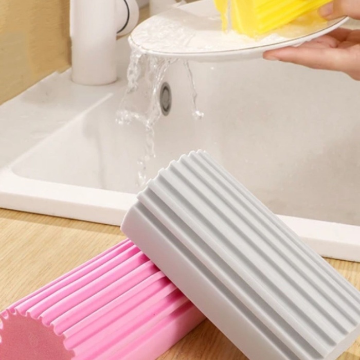 Biomak® Nemli Silgi Süngeri Banyo,Mutfak ve Araba İçin Temizlik Süngeri