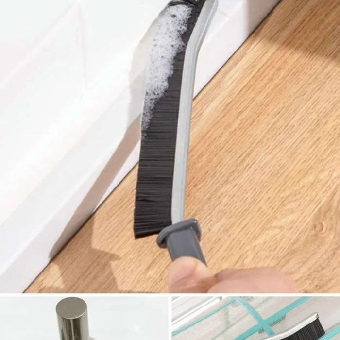 Biomak® 2li Çok Amaçlı Multi Ince Temizlik Fırçası Derz Arası Banyo Mutfak Lavabo Detay Temizleme Fırçası