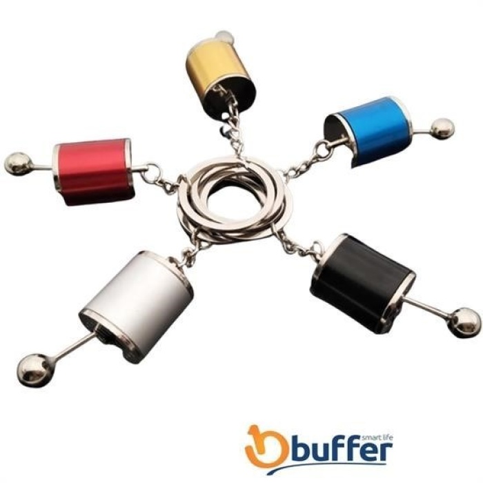 Biomak® Hareketli Araba Vites Anahtarlık Altı Hız Manuel Vites Dişli Shifter Topuzu Metal Anahtarlık
