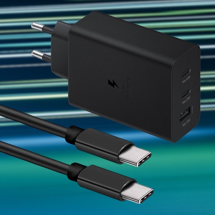 Biomak® 65W Hızlı Şarj Edebilen TYPE C uçlu Şarj Aleti
