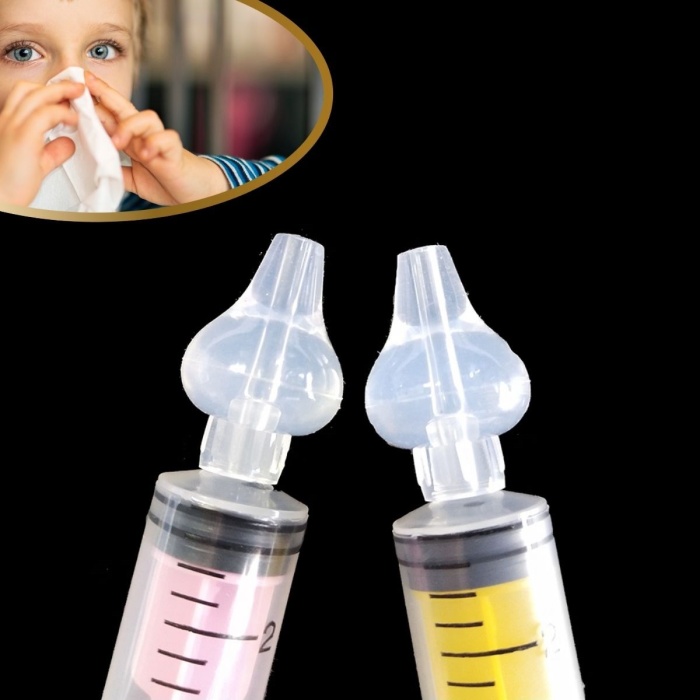 Biyomak® Yeniden Kullanılabilir, Manuel Burun Temizleyici 10ml Kapasiteli Burun Açıcı Şırınga