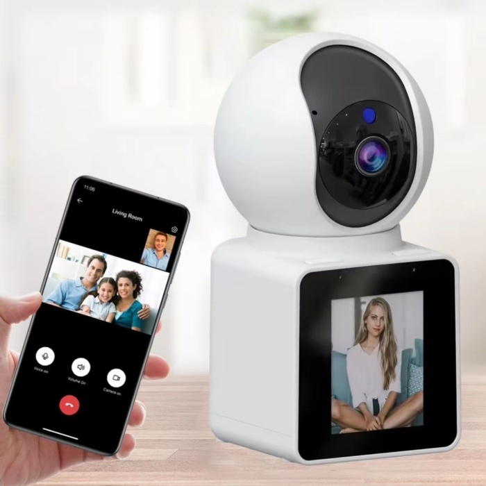 Biomak®  Wifi Bağlantılı Görüntülü Görüşme Sağlayabilen Ev Tipi Güvenlik Kamerası