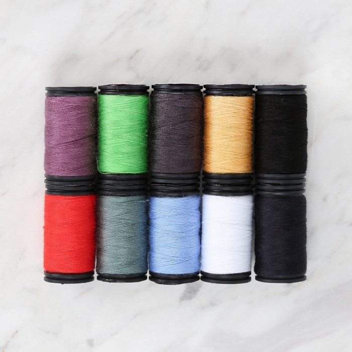 Biomak Loren Crafts Dikiş İpliği Seti Büyük 10 Renk LRN -
