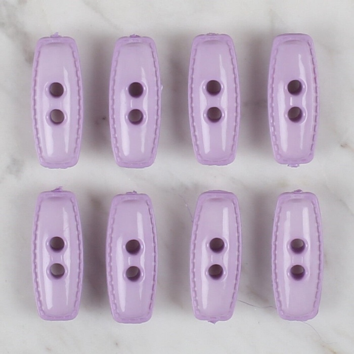 Biomak® Loren Crafts lila 8 li çoban düğmesi - 89