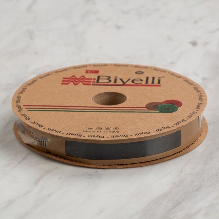 Biomak® Loren Pamuk Siyah Katlı Biye - 12