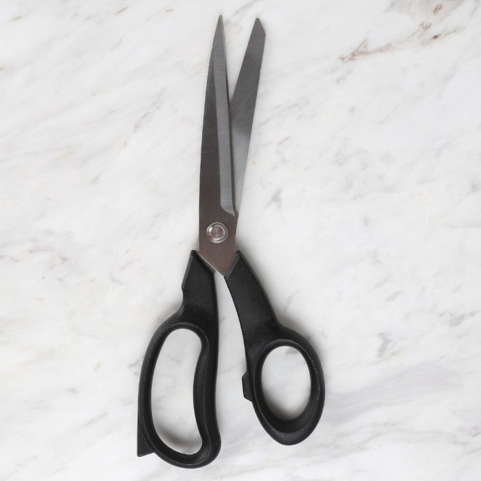 Biyomak® Loren Crafts Plastik Saplı Titanyum Makas Siyah LR