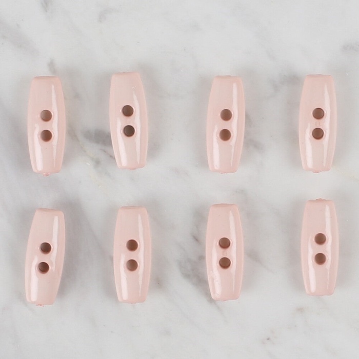 Biomak® Loren Crafts pudra pembe 8 li çoban düğmesi - 70