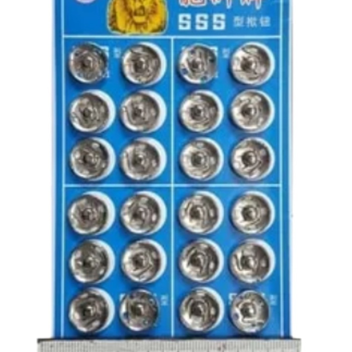 Biomak Çıt Çıt Model 2 Numara Metal 24lü