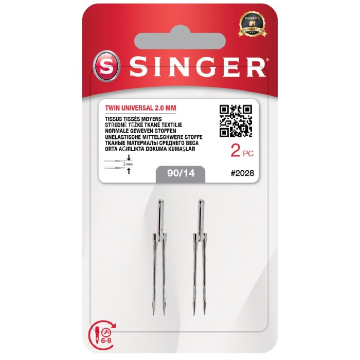 Biomak Çift İğne 2Mm. (2Li Blister/14 No.)