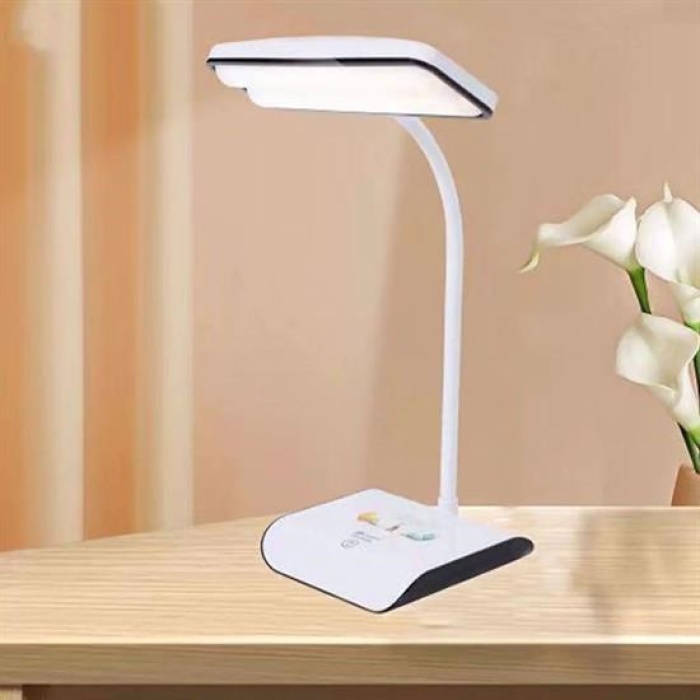 Biomak® Şarjlı Oynar Esnek Başlıklı Dokunmatik 3 Farklı Modda Yanan Kaymaz Taban LED Masa Lambası