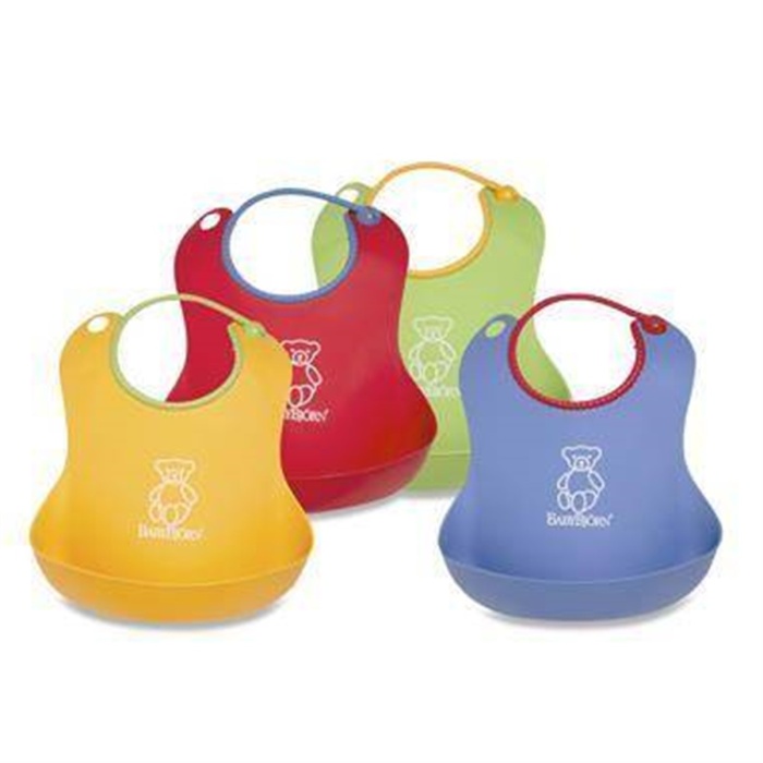 Biomak® Dökülme Önleyici Boyun Silikon Bebek Mama Önlüğü