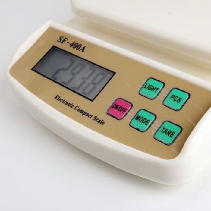 Biomak® Geniş LCD Ekranlı Hassas Ölçüm Otomatik Max 10 kg Mutfak Tartısı