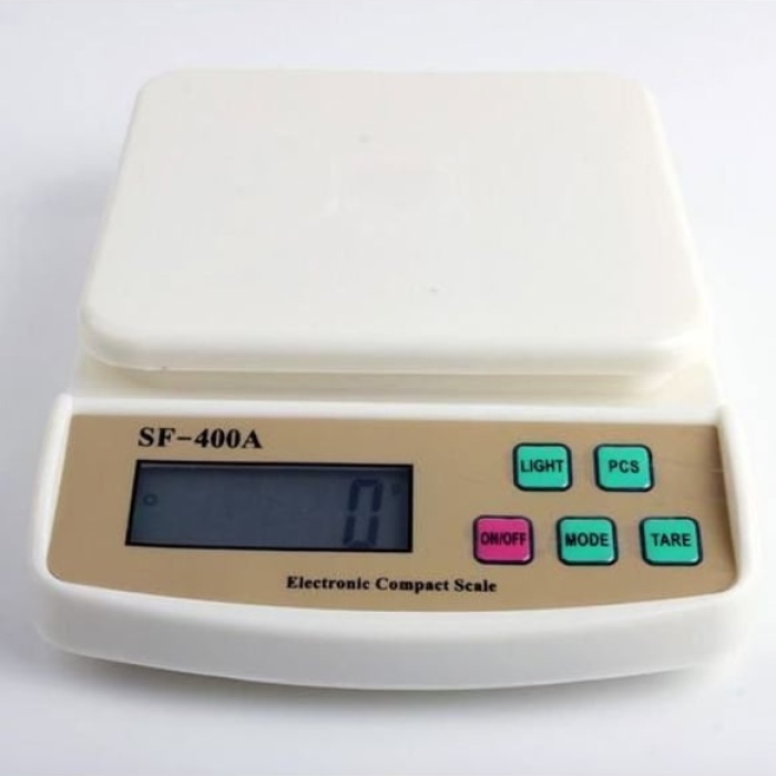 Biomak® Geniş LCD Ekranlı Hassas Ölçüm Otomatik Max 10 kg Mutfak Tartısı