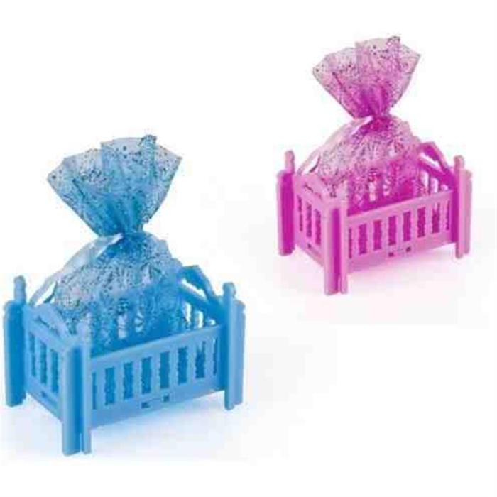 Bebek Beşiği Plastik Figür Doğum Nikah Şekeri