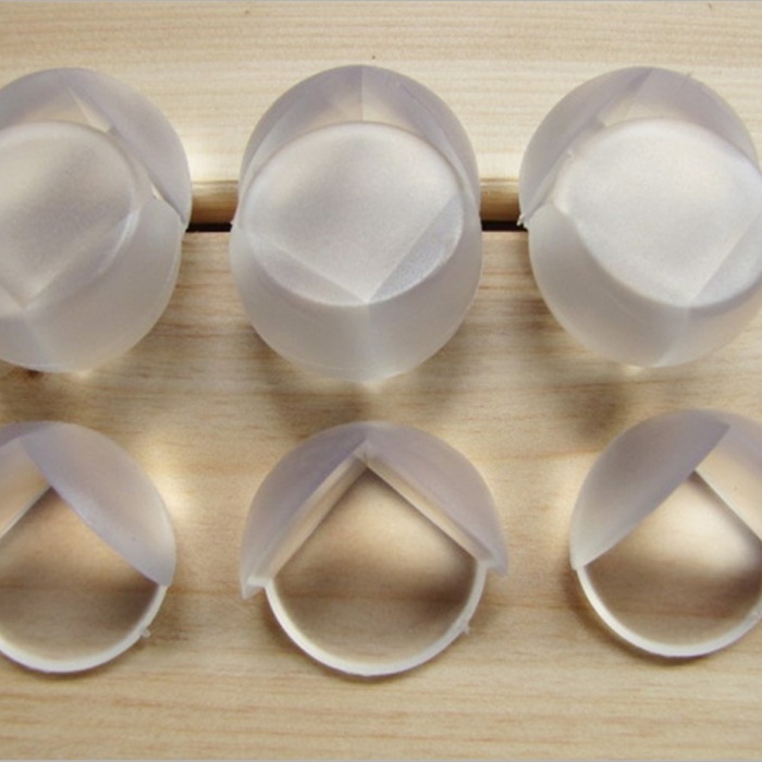 Silikon Çocuk Güvenlik Masa Köşe Koruyucu 4 Adet Birden