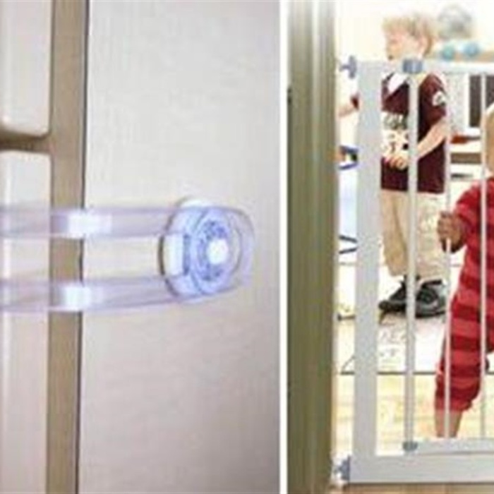 Çocuk Güvenlik Silikon Çekmece Dolap Kilidi