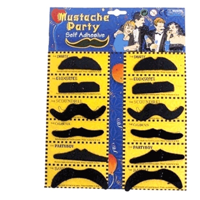 ® Takma Bıyık Seti 12 Adet