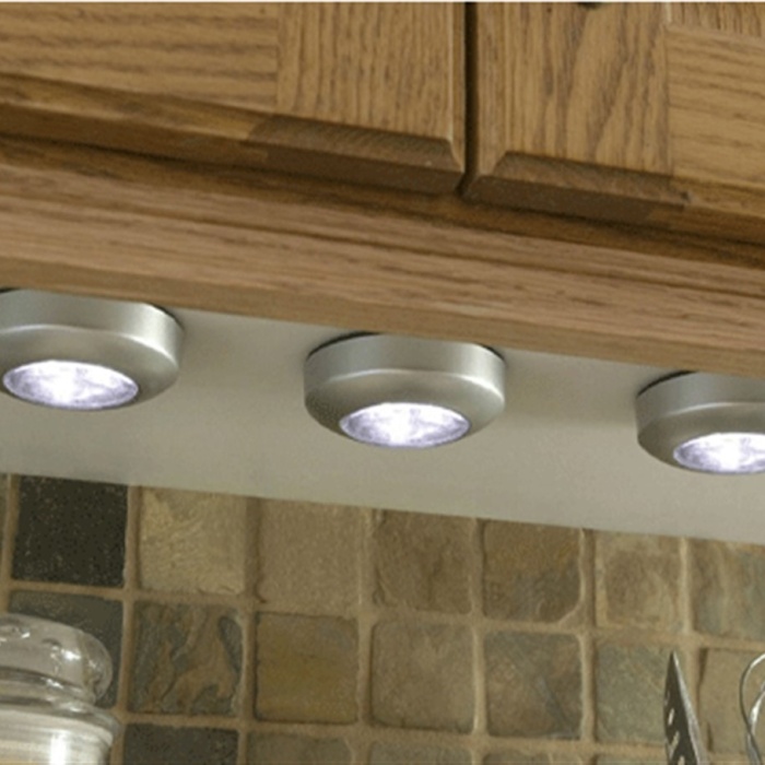 ® Yeni Ürün Kablosuz Spot Dokunmatik Lamba 3 Adet