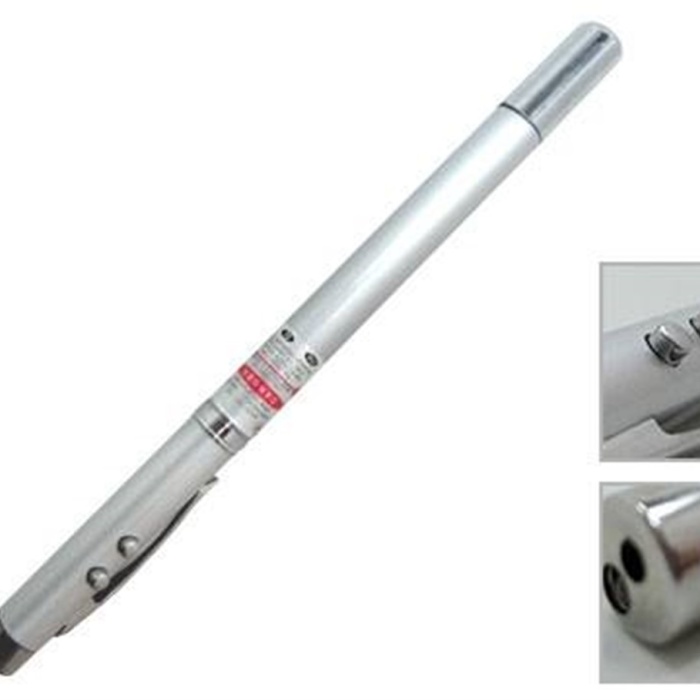Uzayabilen Lazer Led Işıklı Manyetik Pointer Sunum Kalemi