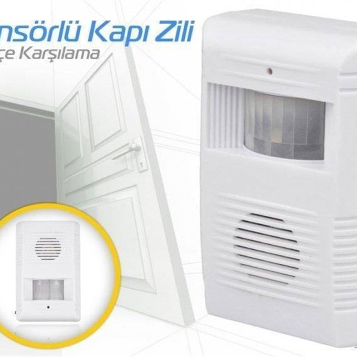 Sensörlü Kablosuz Kapı Karşılama Zil Ses Haber