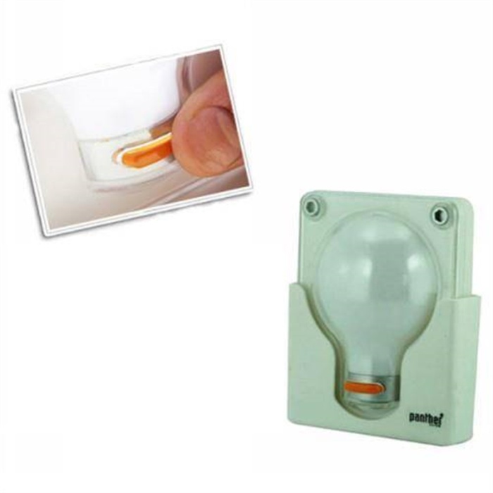 Ampül Şeklinde Mobil Aydınlatıcı Pilli Dekoratif Gece Lambası 3 Modlu Işık Mıknatıs/Vida/Yapışkan Montaj Seçenekli