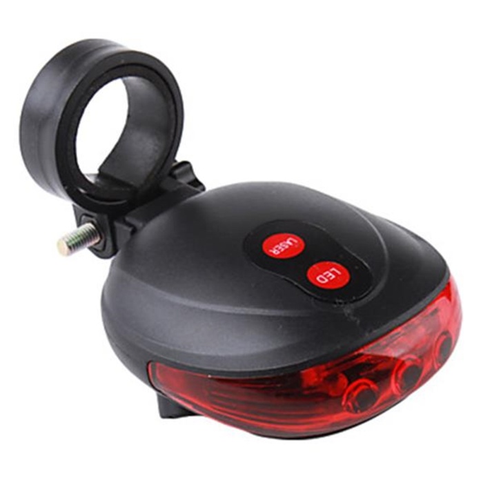 3 Fonksiyon Lazer Şerit 5 Led Stop Bisiklet Lamba 7 Fonksiyon